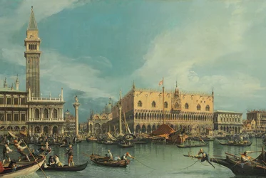Der Molo in Venedig, vom Bacino di San Marco aus